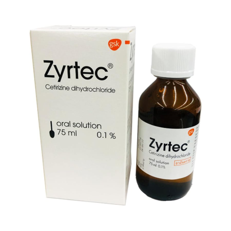ZYRTEC ORAL SOL 75ML $