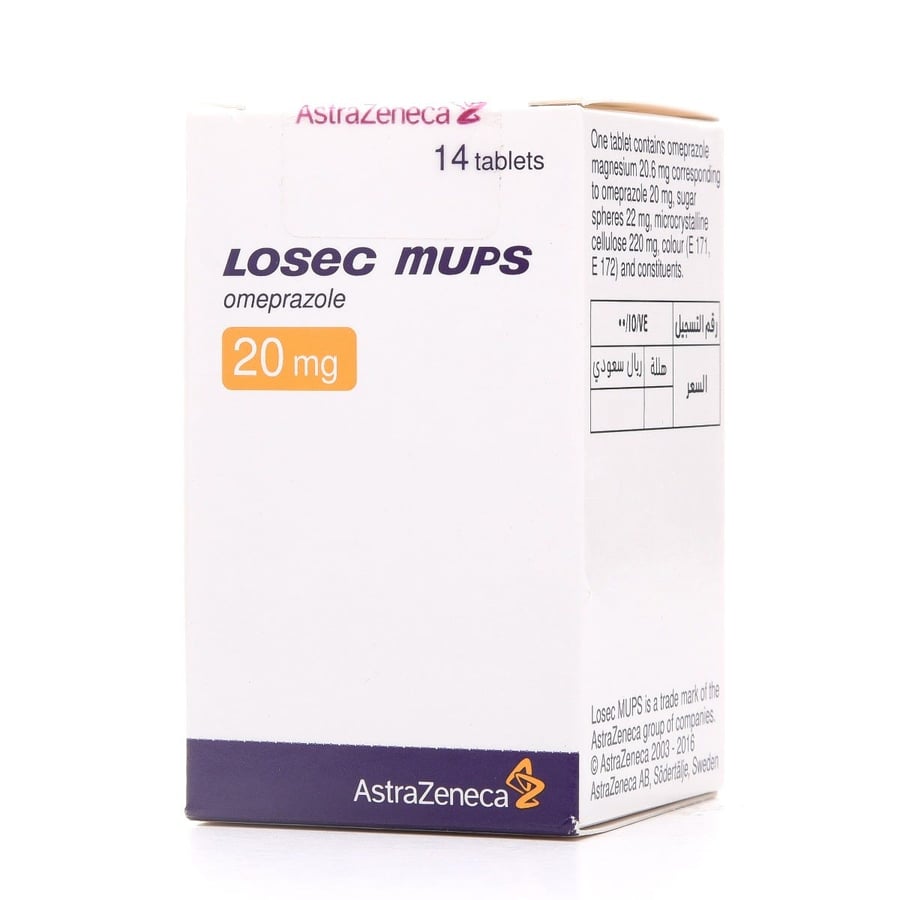 LOSEC MUPS 20MG 14TAB