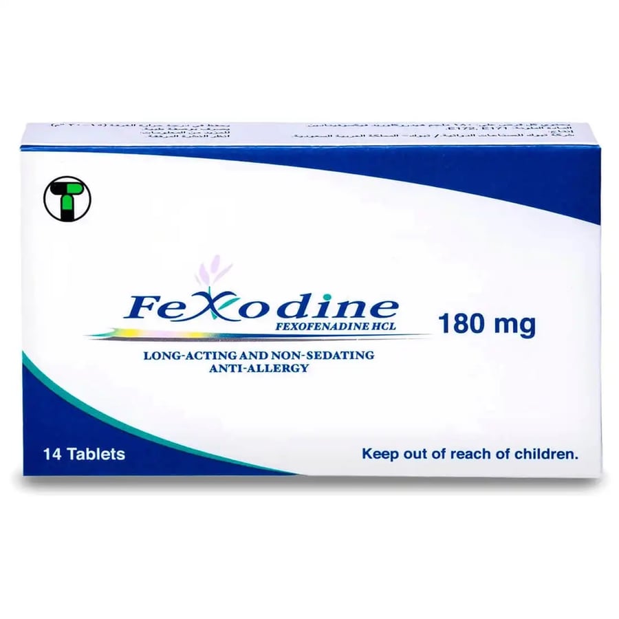 FEXODINE 180 MG 14 TAB
