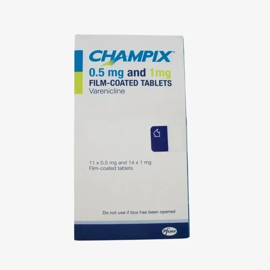 CHAMPIX 0.5 MG/1MG F/C 25TAB#