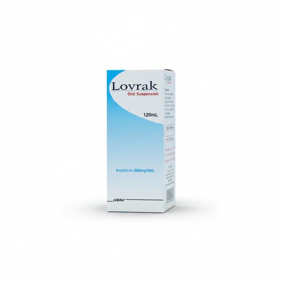 LOVRAK 200MG/5ML ORAL SUSP 120ML#