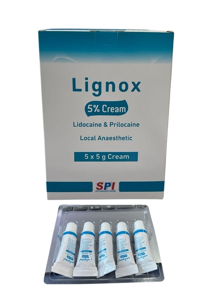 LIGNOX 5% CREAM 5G * 5 PCS