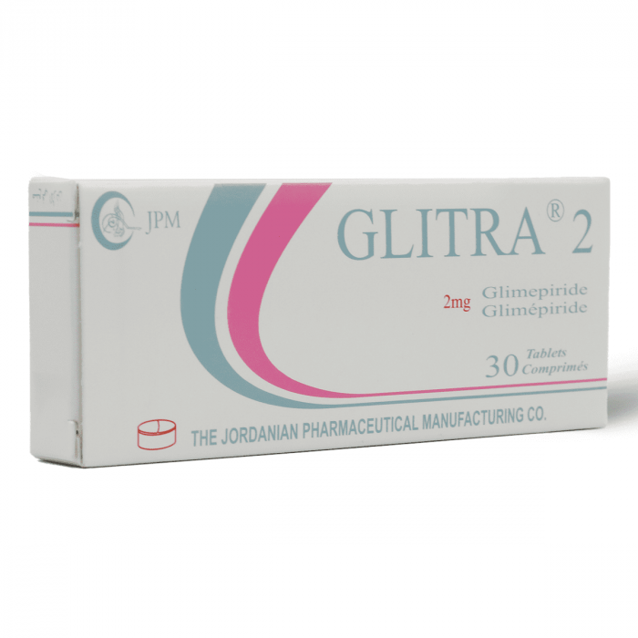 30 Glitera 2 mg Tablets