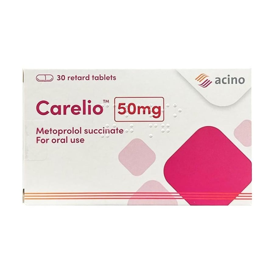 CARELIO 50 MG 30 TAB
