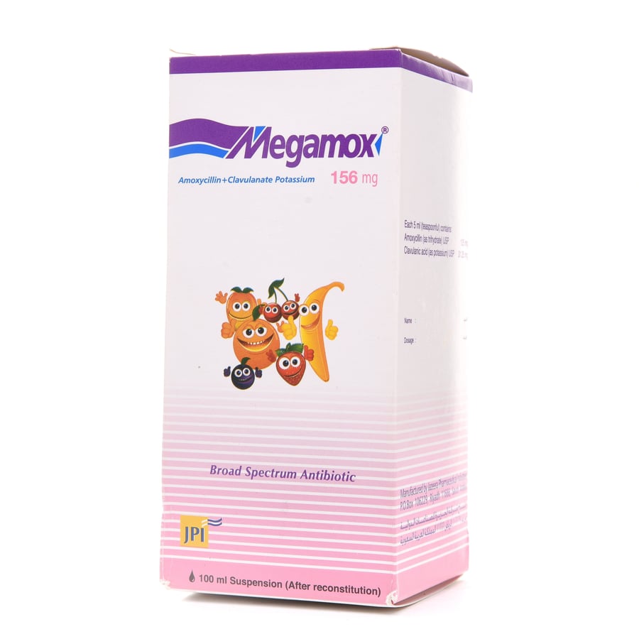 MEGAMOX 156MG SUSP 100 #