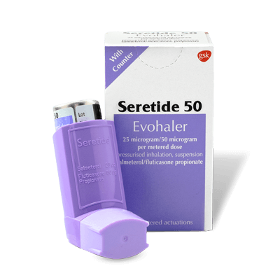 SERETIDE 50 EVOHALER $
