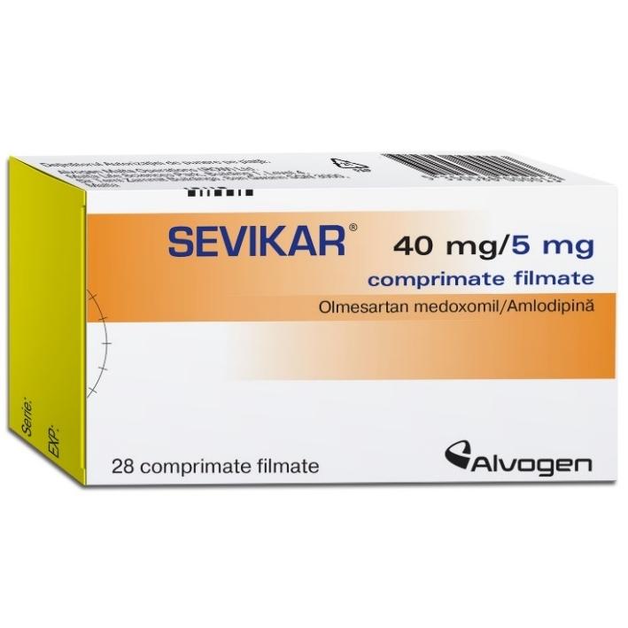 SEVIKAR 40/5 MG 28 TAB$