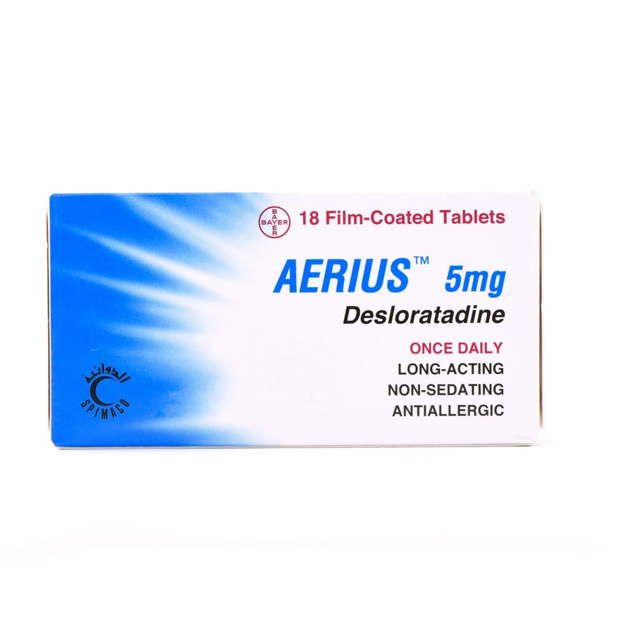AERIUS 5MG 18 TAB
