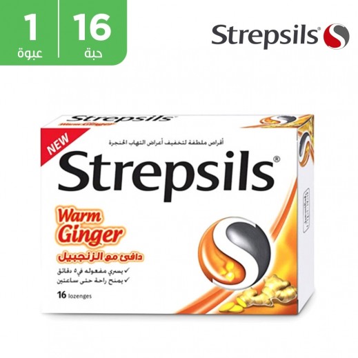 STREPSILS WARM GINGER 16 LOZ