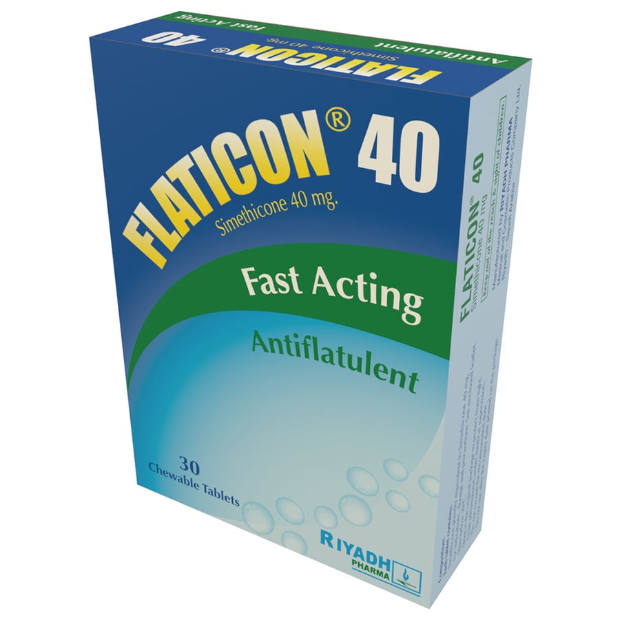 FLATICON 40MG CHEWABLE 30 TAB#.