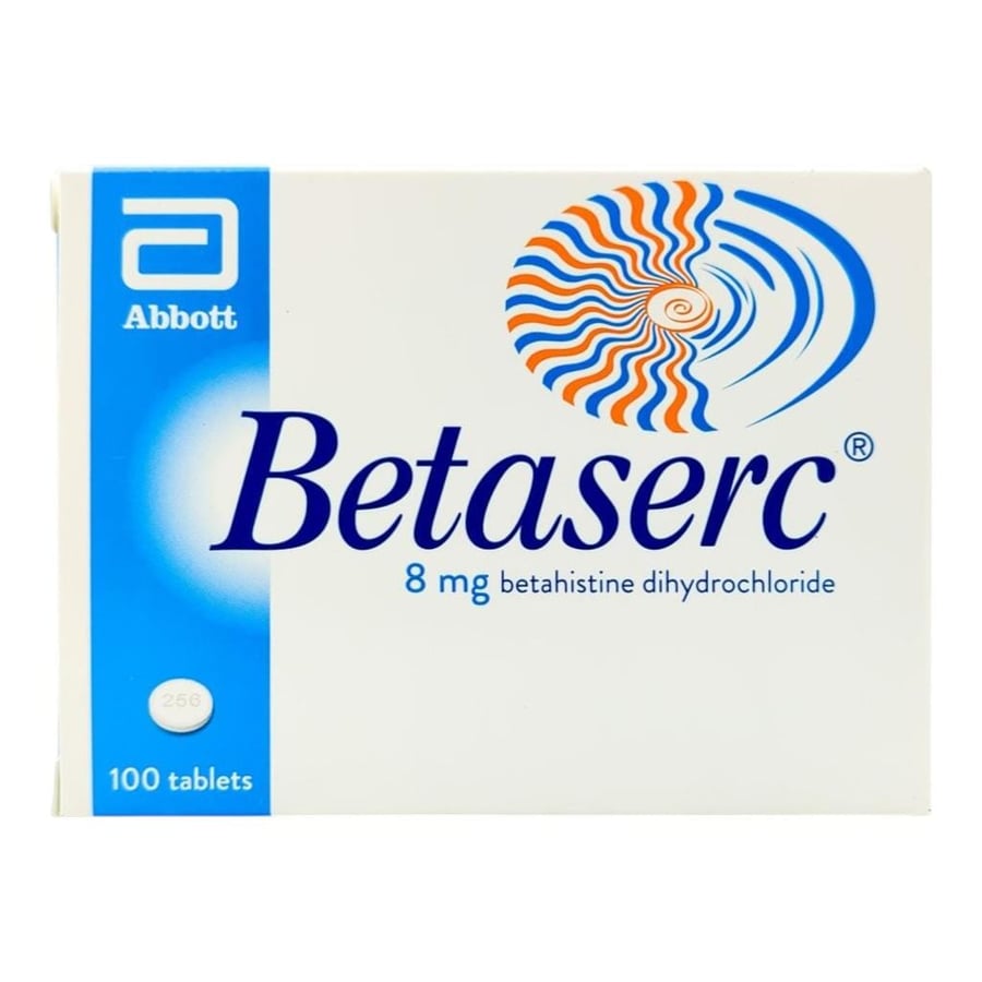 BETASERC 8MG TAB 100PK *
