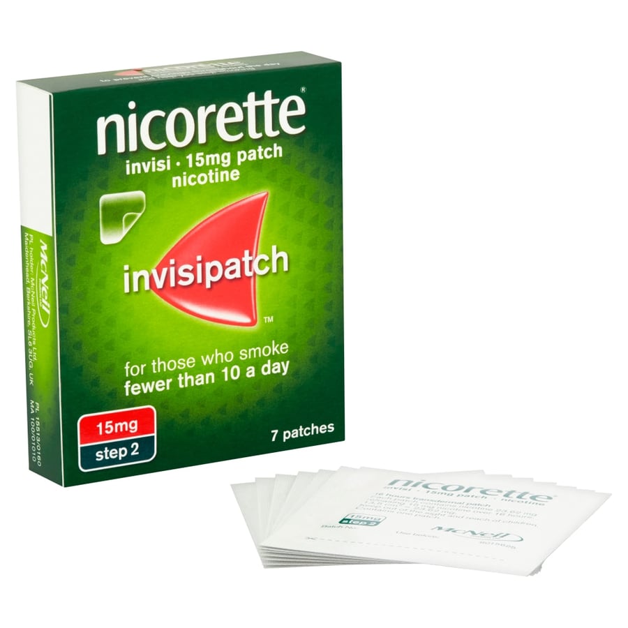 $ NICORETTE INVISIPATCH STEP2 15MG 7 PATCH