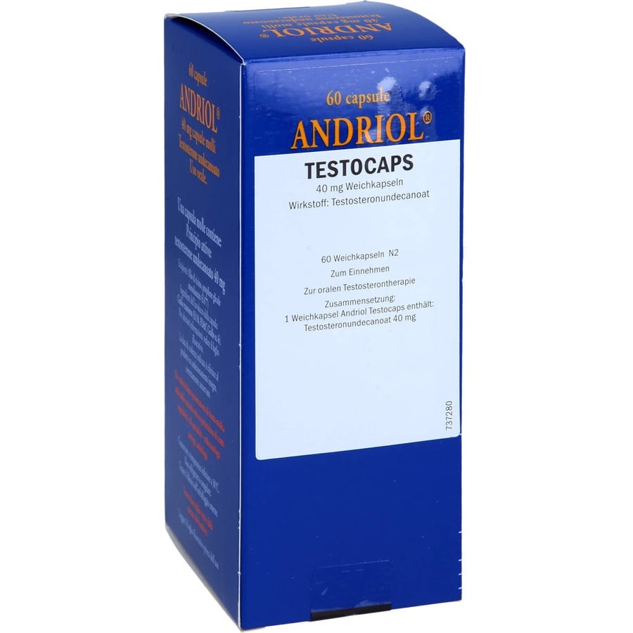 ANDRIOL 40MG CAP 60PK