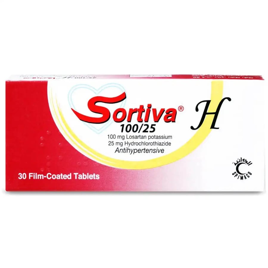 SORTIVA H 100/25MG 30TAB