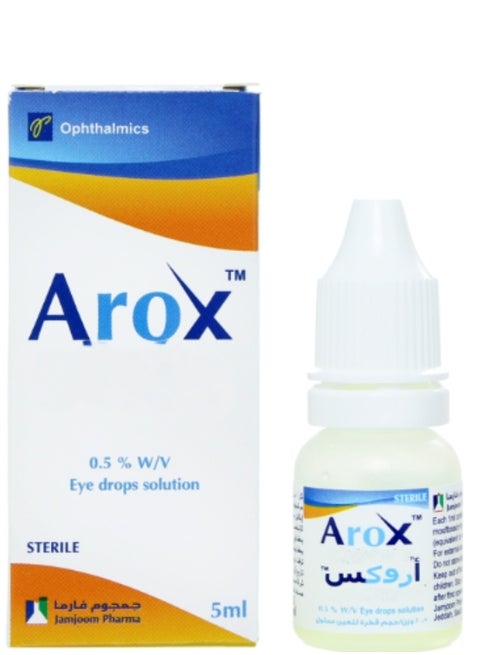 AROX 0.5% EYE DROPS 5 ML#$