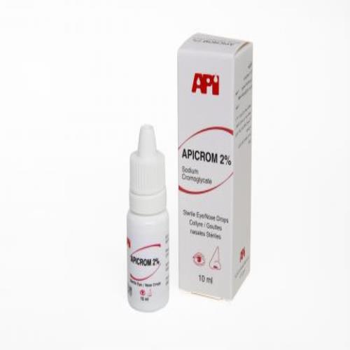 APICROM 2% EYE/NOSE DROPS 10 ML#