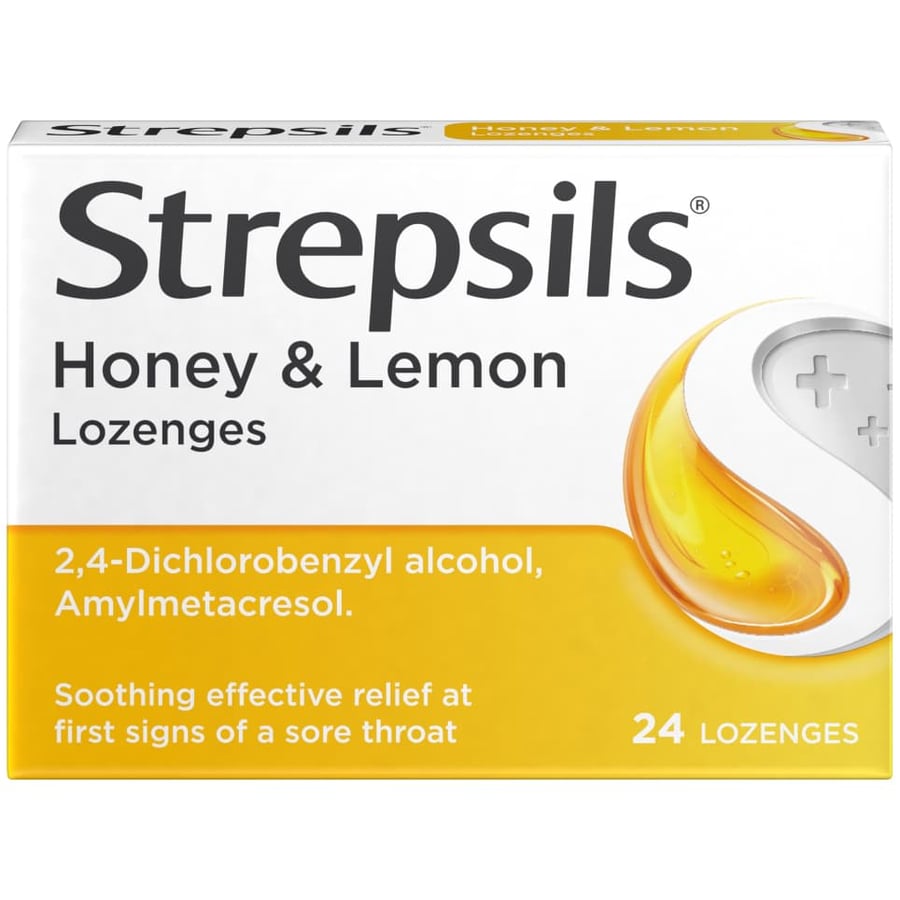 STREPSILS HONEY & LEMON 24 LOZ
