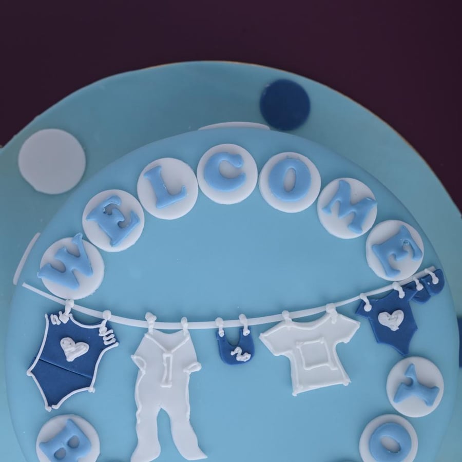 كيكة ( Welcome Baby Boy ) من هيلين