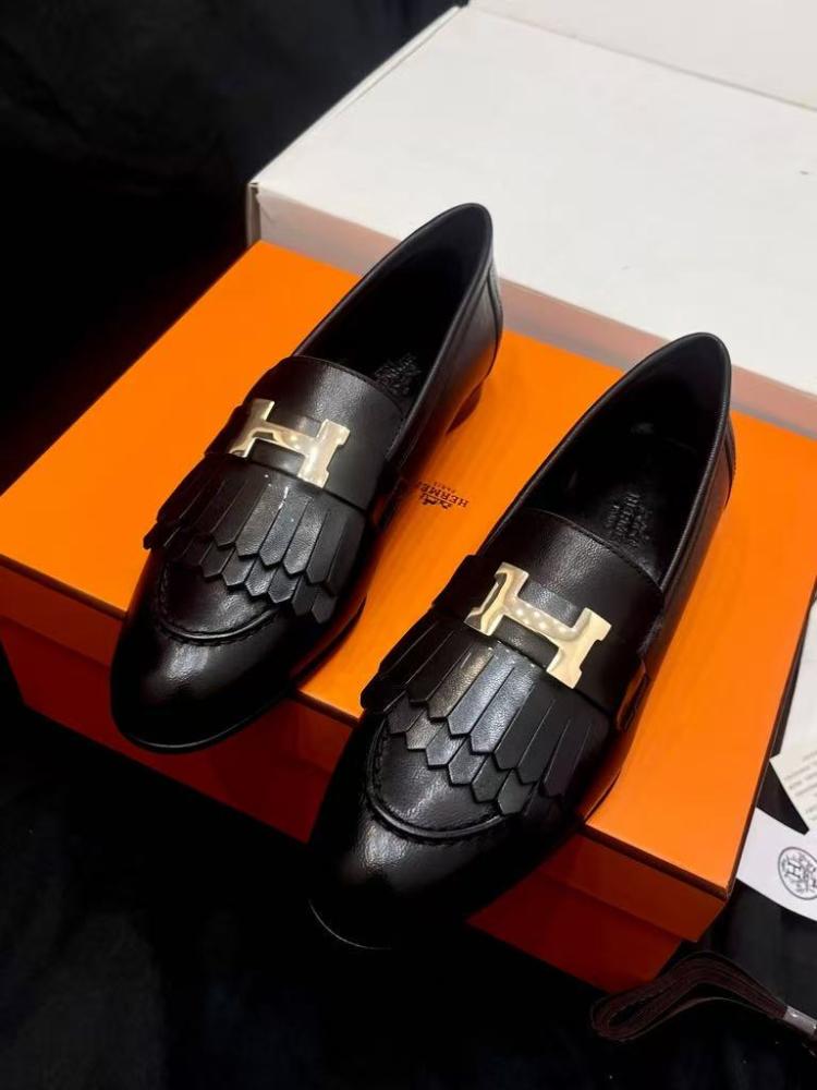 Hermès Royal Loafer Black Leather