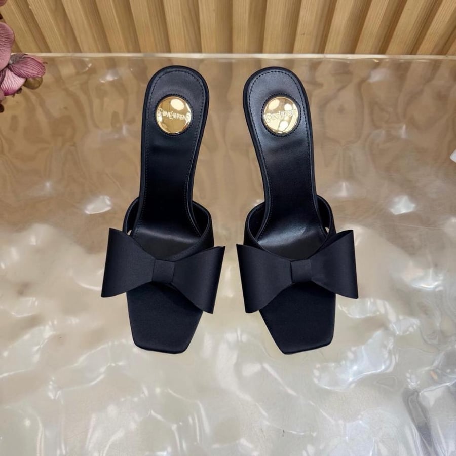Saint Laurent Bow Mule / Sandals