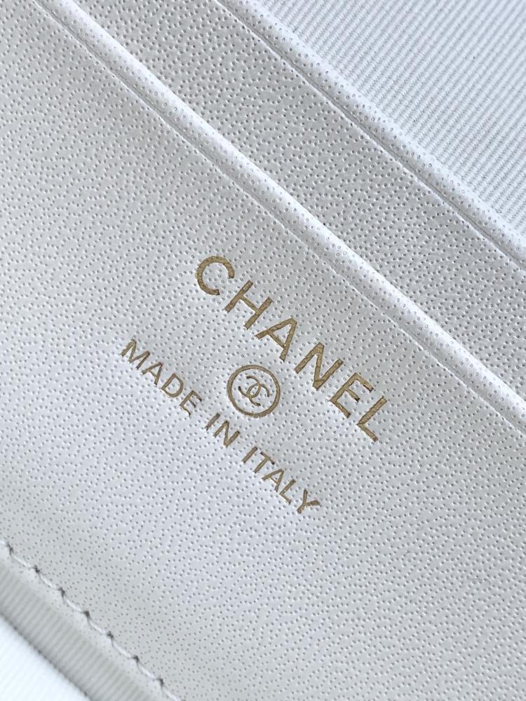 Chanel 26s Tweed and Leather Baguette Bag
