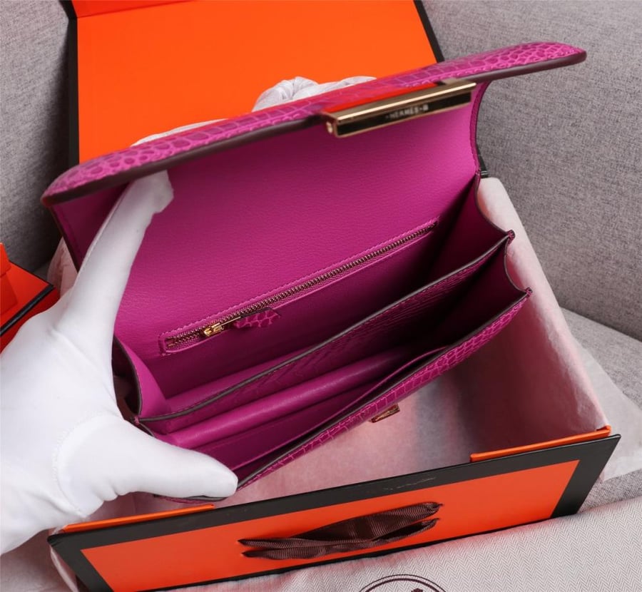 Hermès Constance rose scheherazde 23Cm