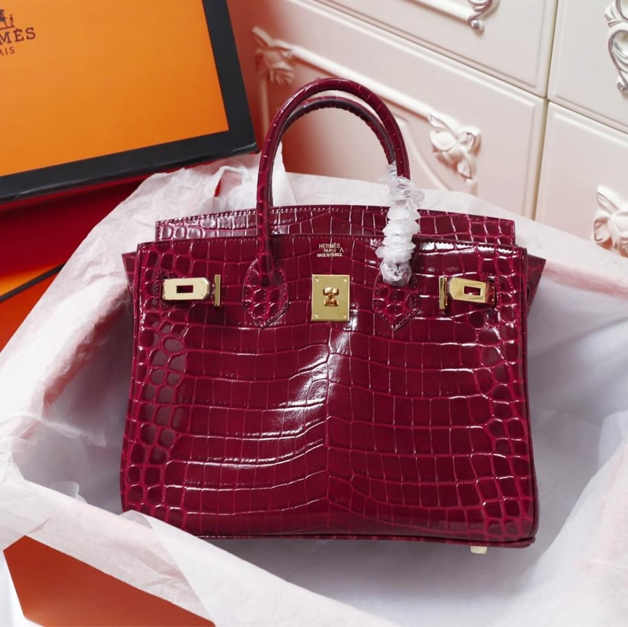 Hermès Birkin Handbag Crocodile Leather30Cm