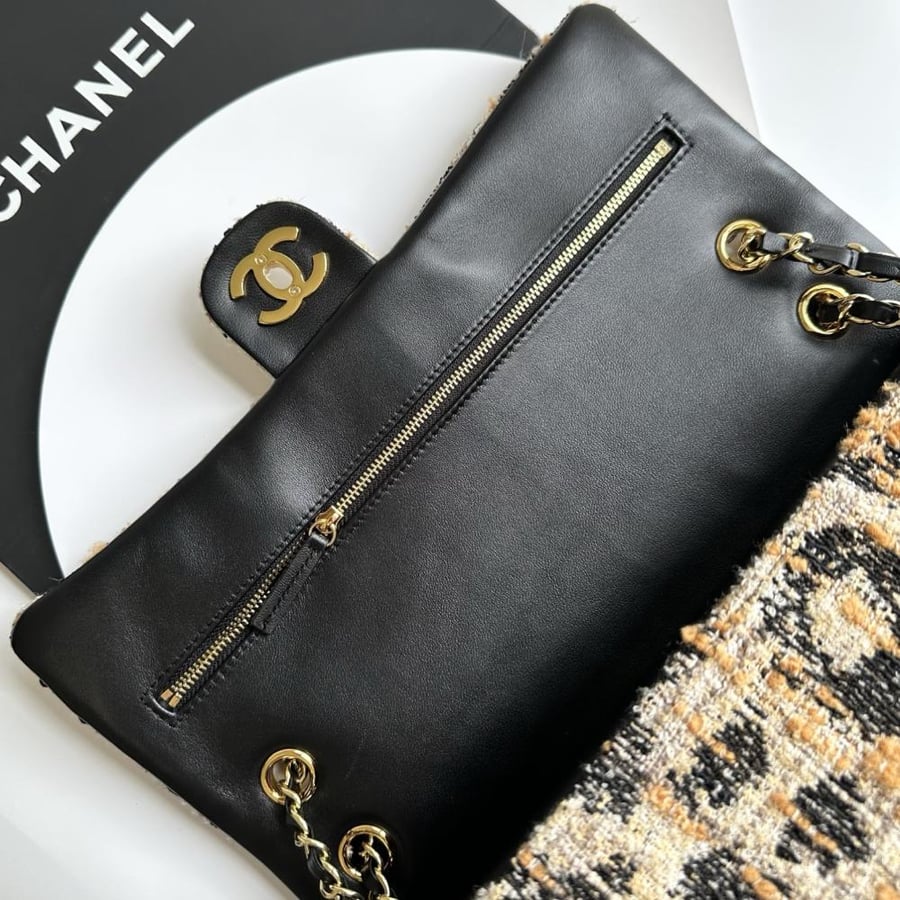 Chanel 26A Tweed Maxi Bag