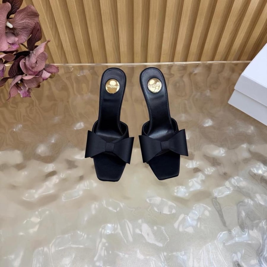 Saint Laurent Bow Mule / Sandals