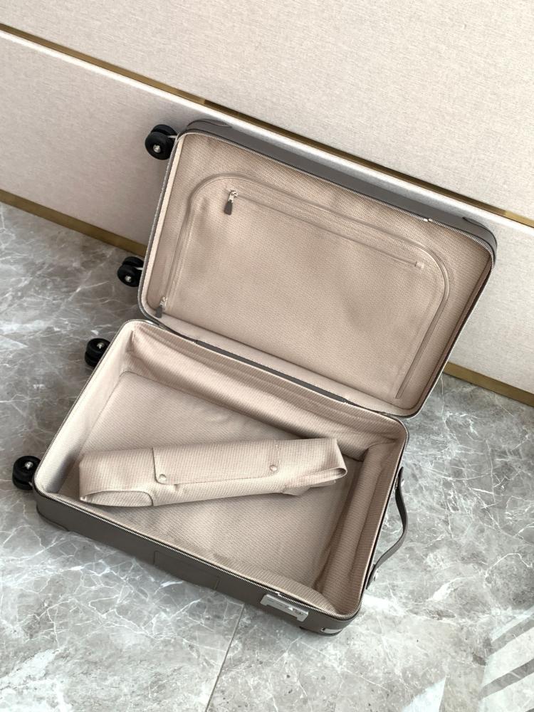 Hermès R.M.S Cabin Suitcase Canvas & Leatheer