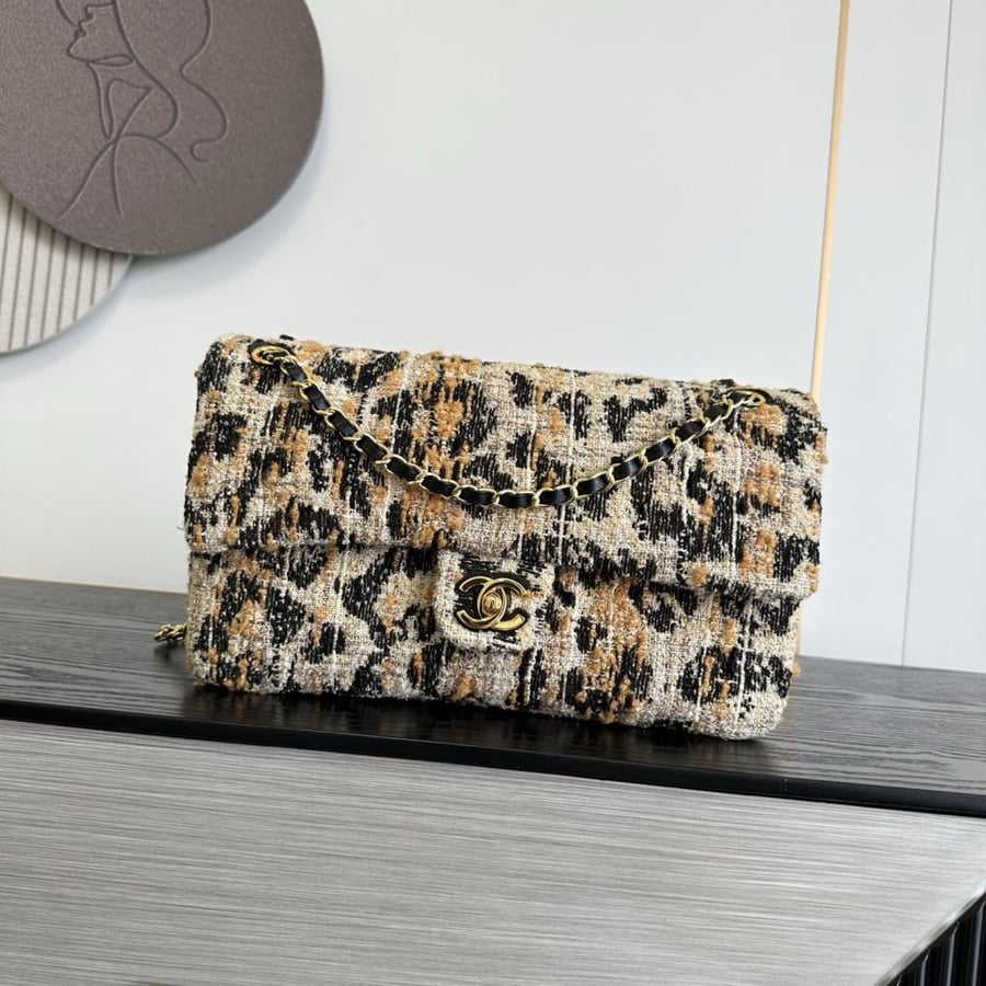 Chanel 26A Tweed Maxi Bag