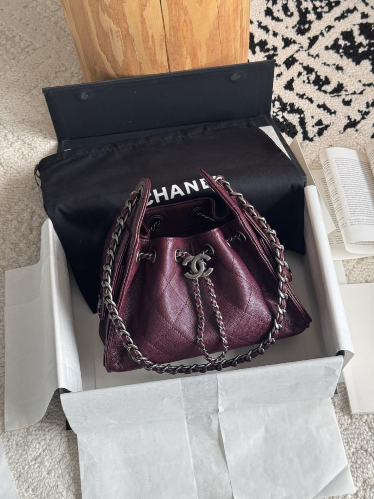 Chanel Drawstring Bucket Bag