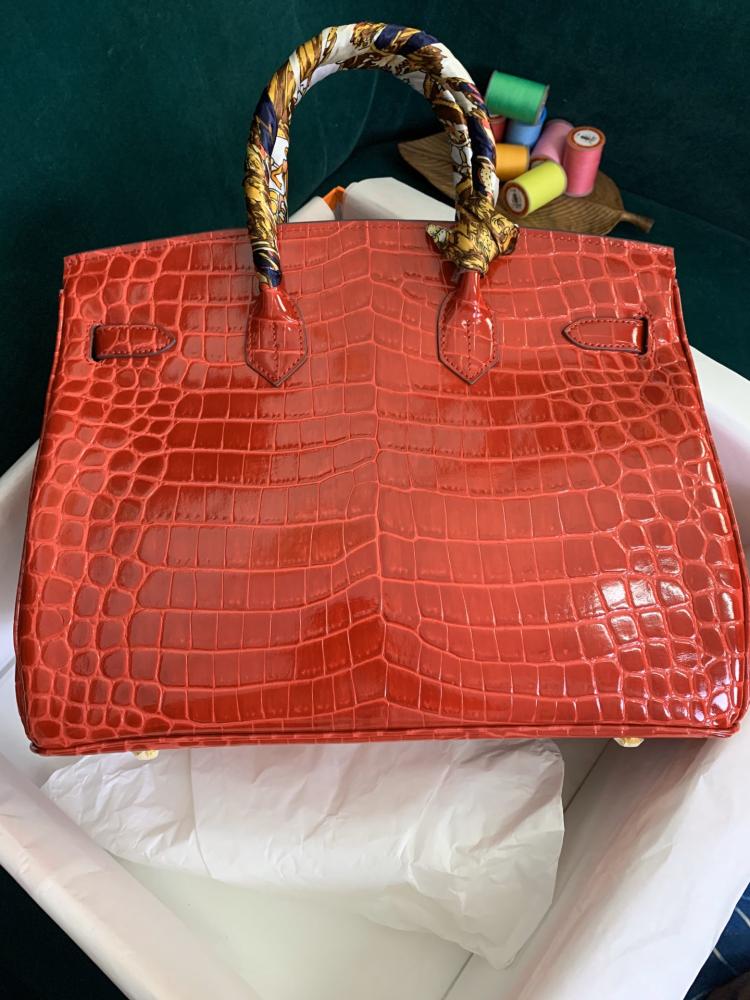 Hermès Birkin Handbag Crocodile Leather30Cm