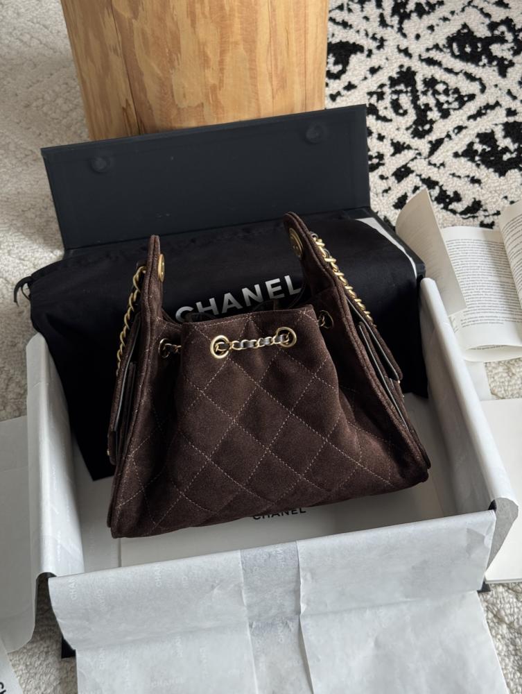 Chanel Drawstring Bucket Bag