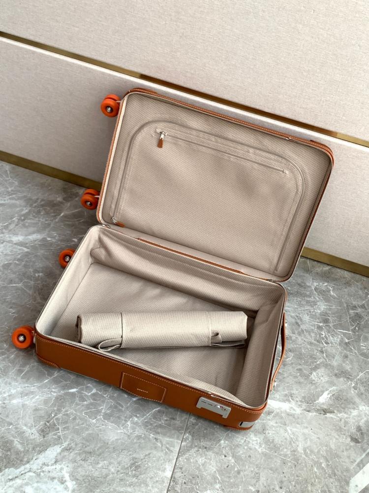 Hermès R.M.S Cabin Suitcase Canvas & Leatheer