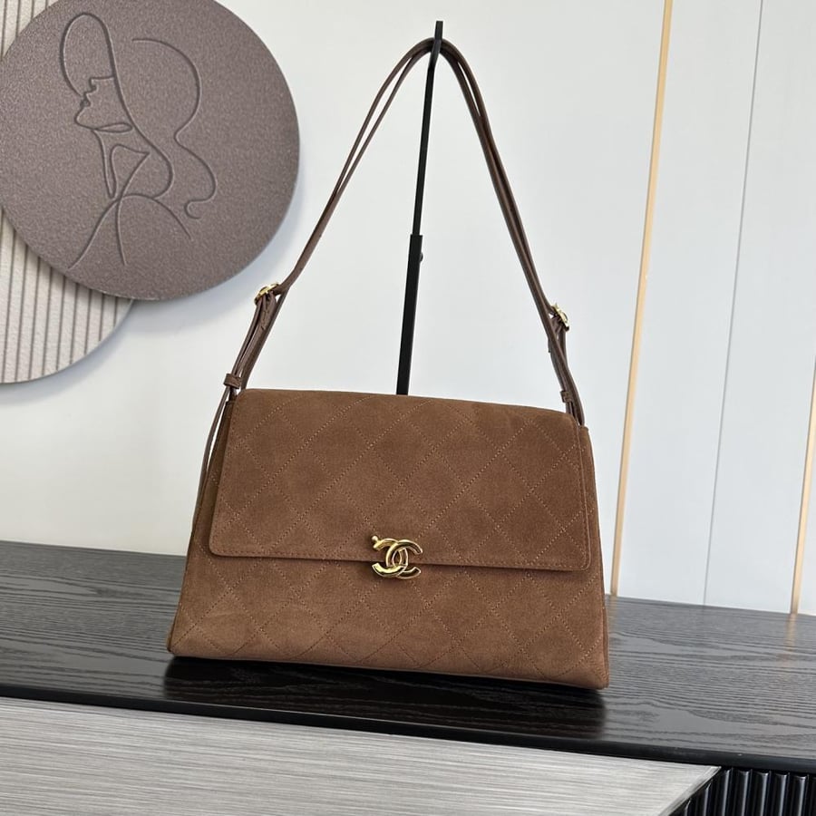 26K (Chanel 26K Suede Flap Bag
