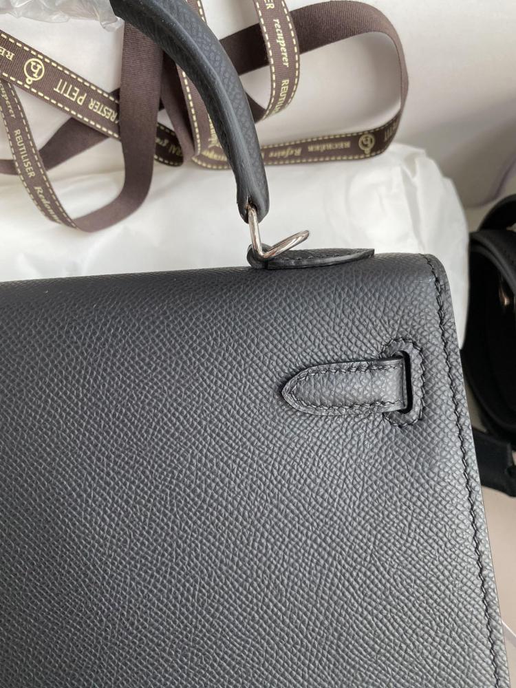 شنطة هيرميس كيلي مقاس 28 - Black