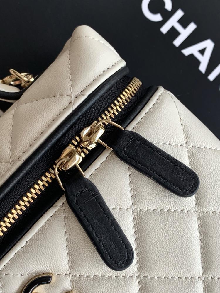 Chanel 26s Tweed and Leather Baguette Bag