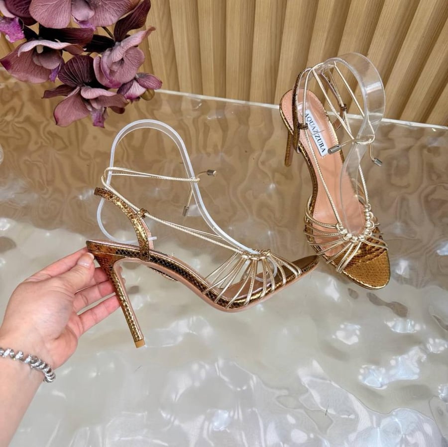 Aquazzura Ritmo Tie Sandals