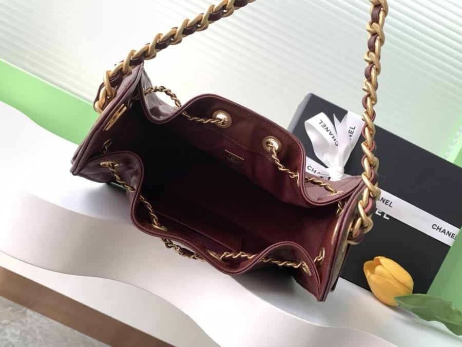 Chanel Drawstring Bucket Bag