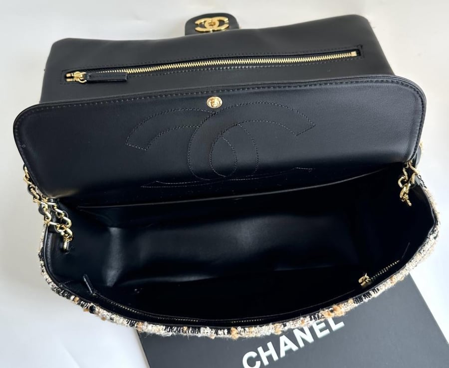 Chanel 26A Tweed Maxi Bag