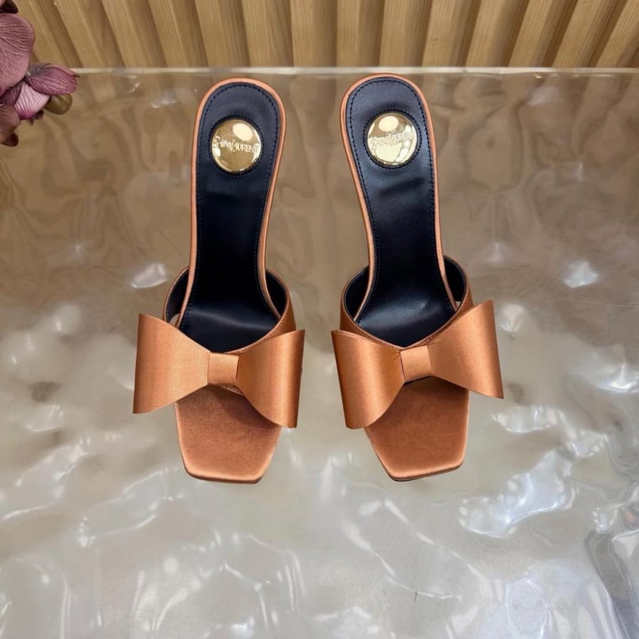 Saint Laurent Bow Mule / Sandals