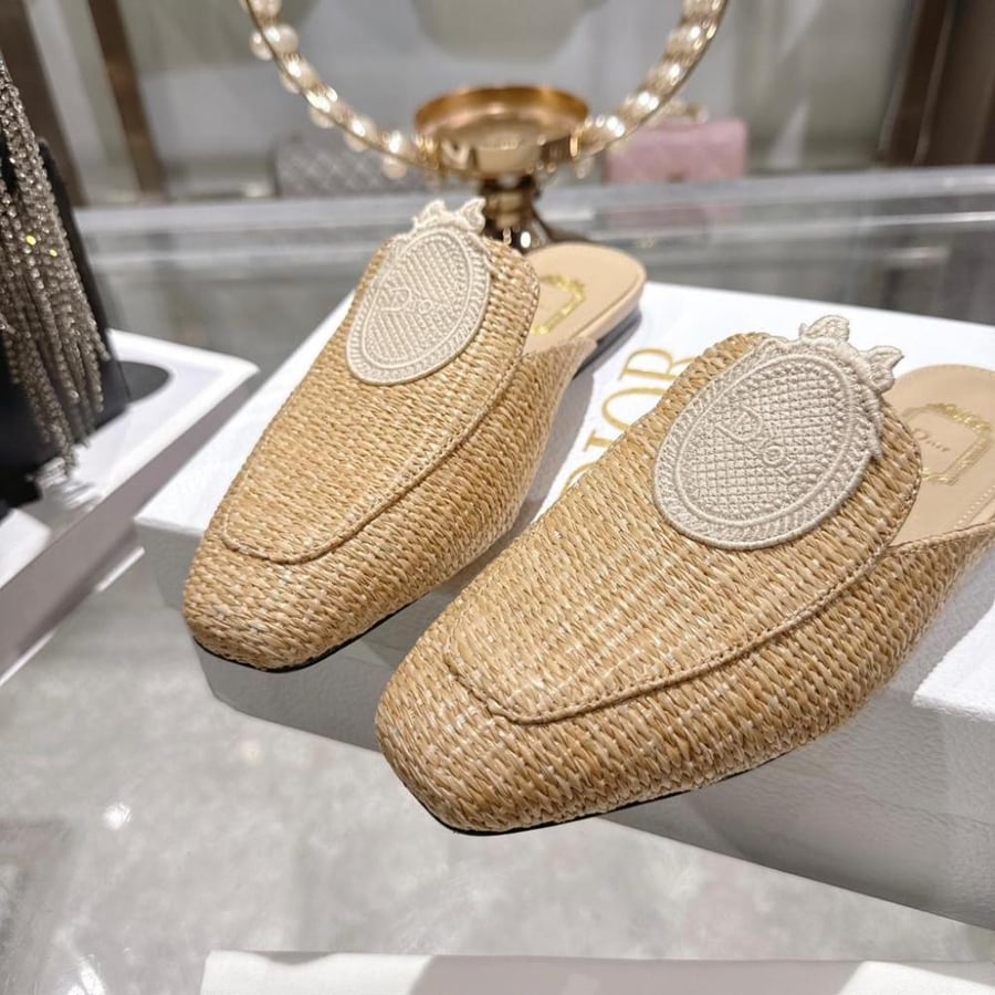 Dior Granville / Poetic Raffia Mules