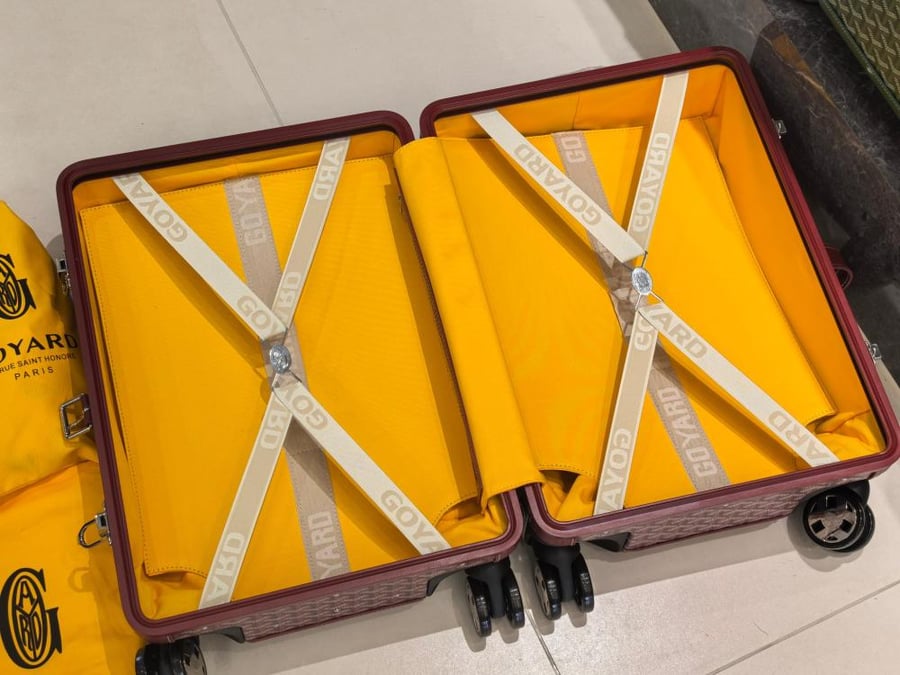 Goyard Bourget PM Trolley Suitcase