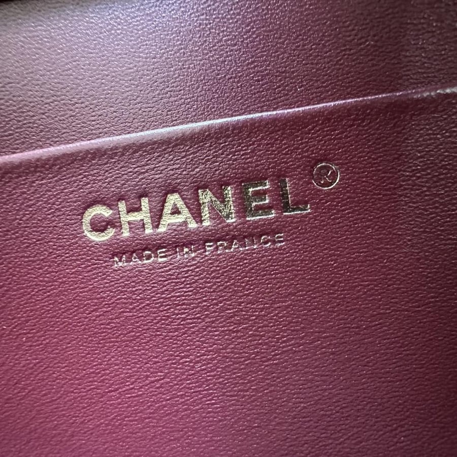 Chanel 26A Crocodile-Embossed Flap Bag with Top Handle