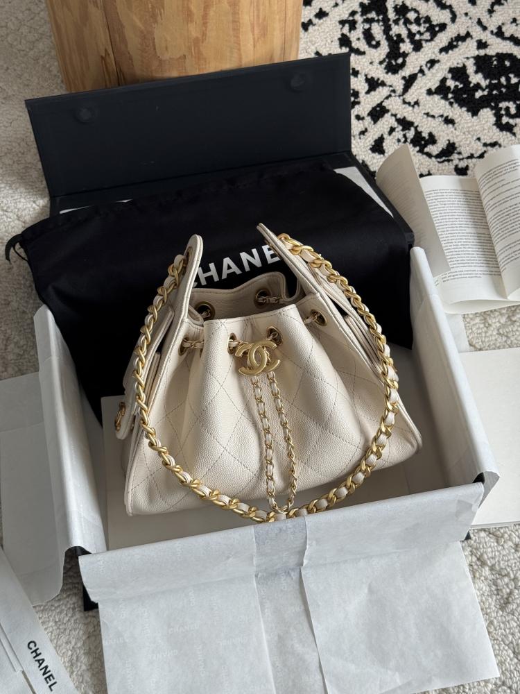 Chanel Drawstring Bucket Bag