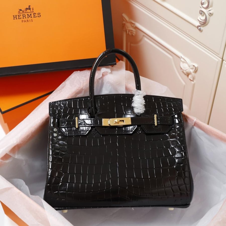 Hermès Birkin Handbag Crocodile Leather30Cm