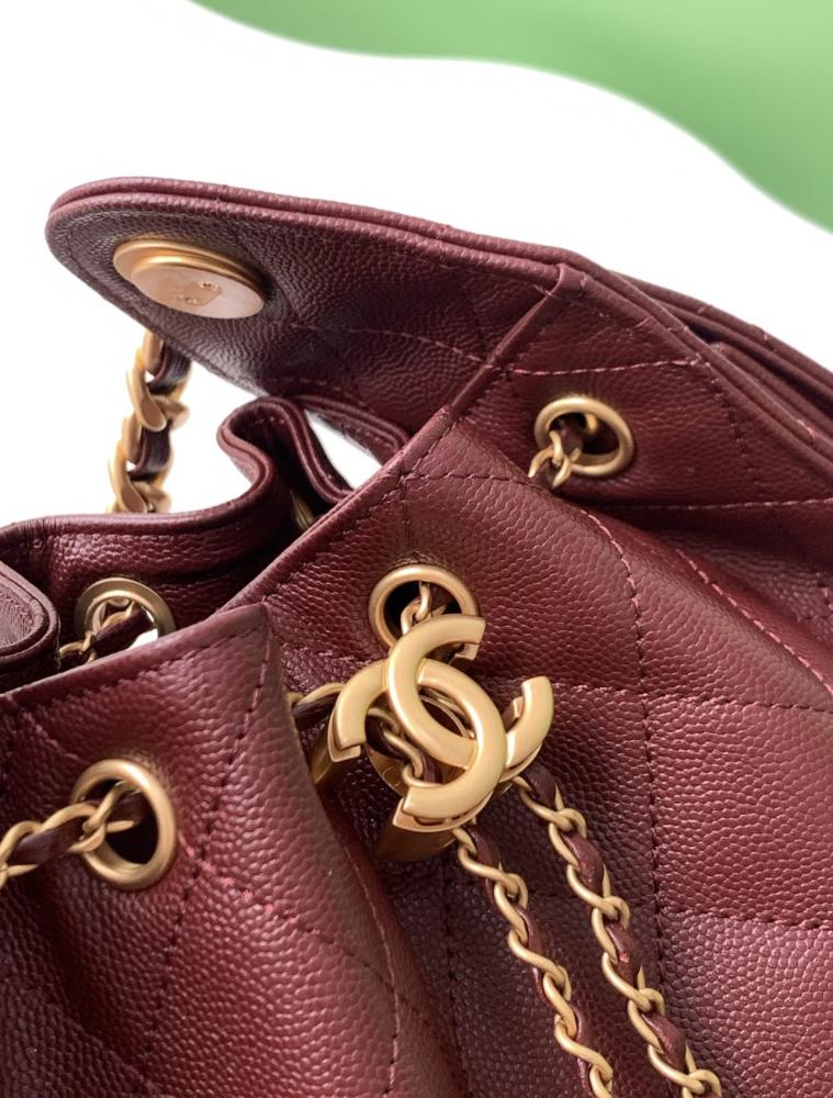 Chanel Drawstring Bucket Bag