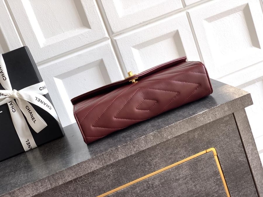 Small Flap Bag with Top Handle