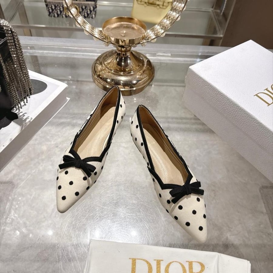 Dior Romance Pointed-Toe Ballet Flat